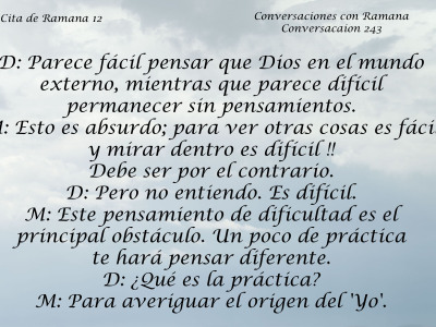 Cita de Ramana 12