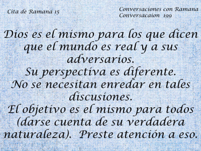 Cita de Ramana 15