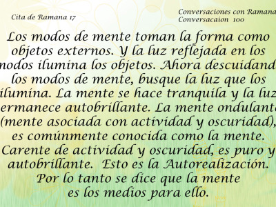 Cita de Ramana 17
