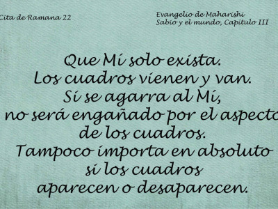Cita de Ramana 22