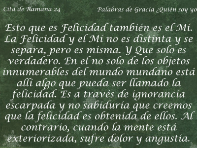 Cita de Ramana 24