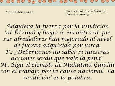 Cita de Ramana 26