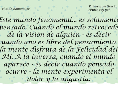 Cita de Ramana 27
