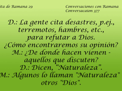 Cita de Ramana 29
