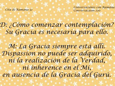Cita de Ramana 32