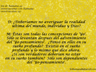 Cita de Ramana 43