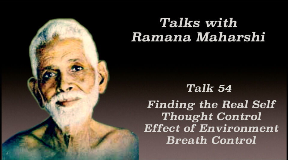 Talks with Ramana Maharshi (54)