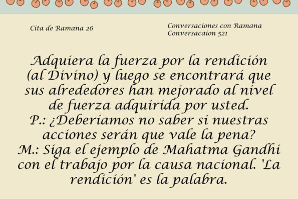 Cita de Ramana 26