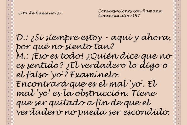 Cita de Ramana 37