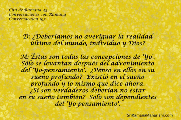 Cita de Ramana 43