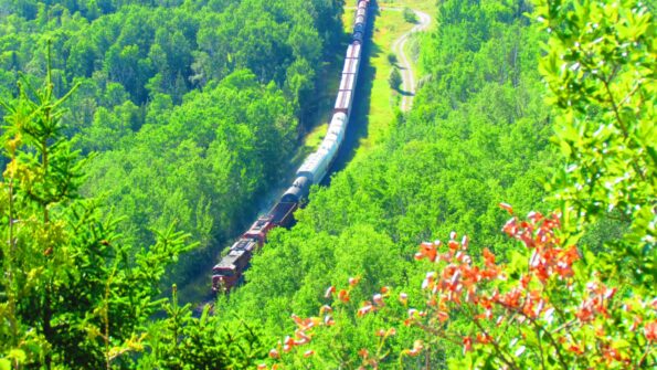 Let the train carry the load