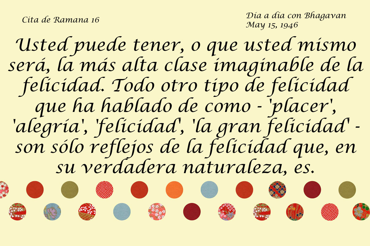 Cita de Ramana 16