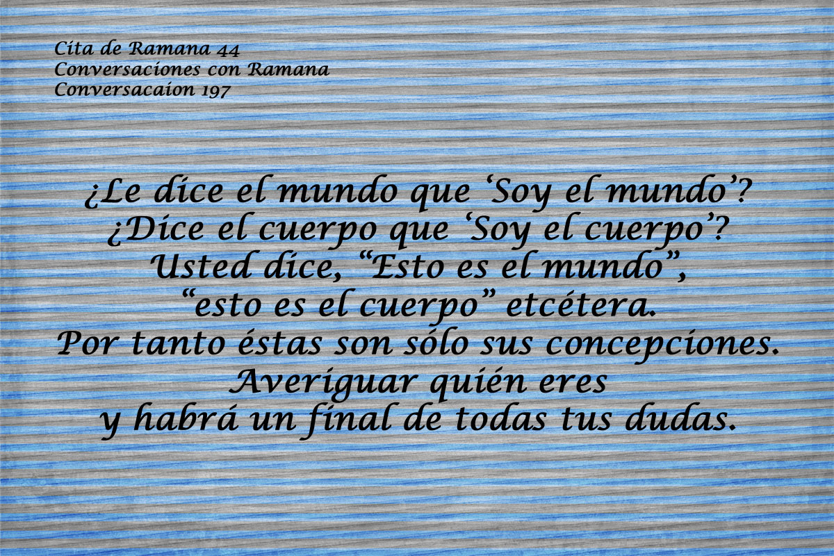 Cita de Ramana 44