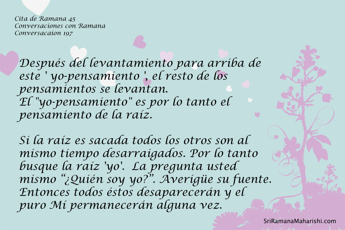 Cita de Ramana 45