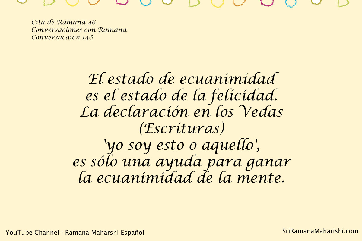 Cita de Ramana 46