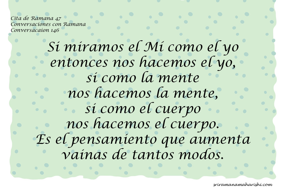 Cita de Ramana 47
