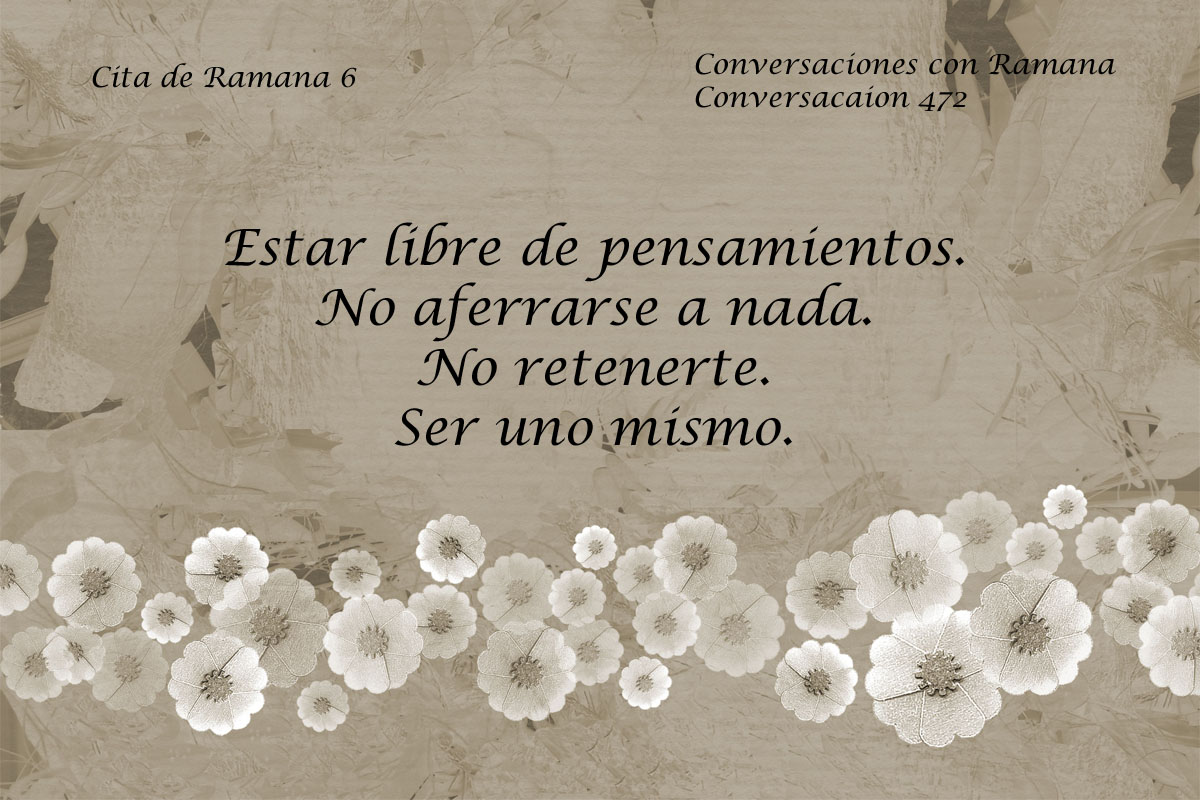 Cita de Ramana 6