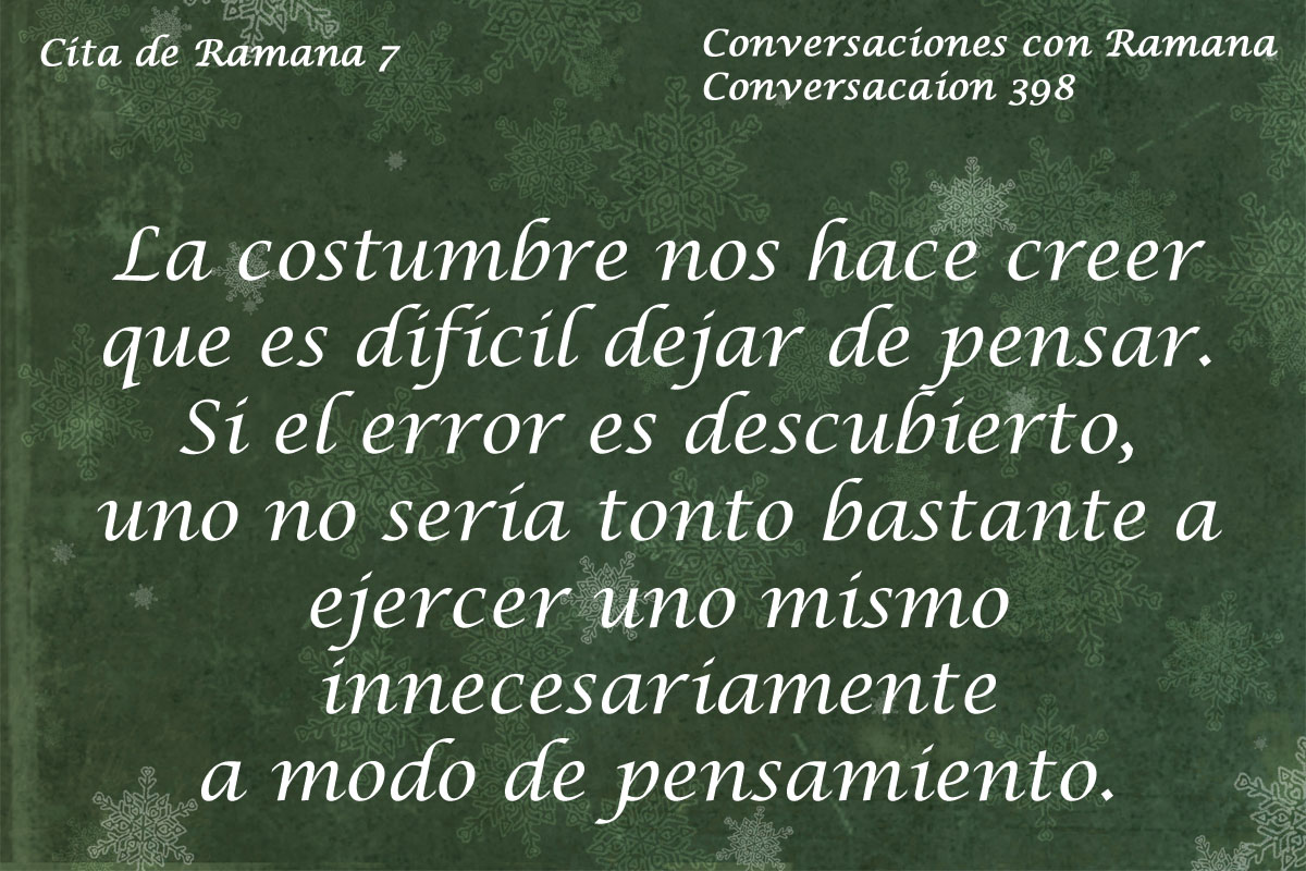 Cita de Ramana 7