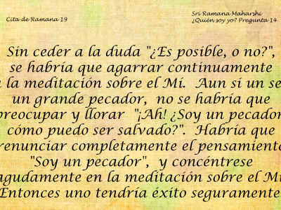 Cita de Ramana 19