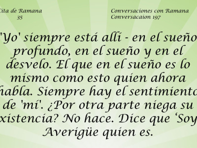 Cita de Ramana 35