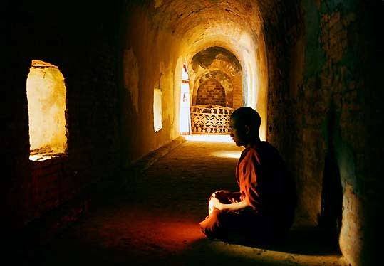 Deep-meditating-monk
