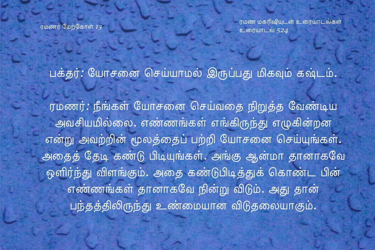 ரமணர் மேற்கோள் 13
