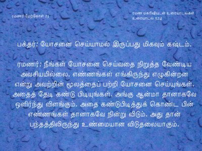 ரமணர் மேற்கோள் 13