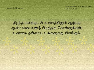 ரமணர் மேற்கோள் 20