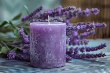 lavender candle image 2